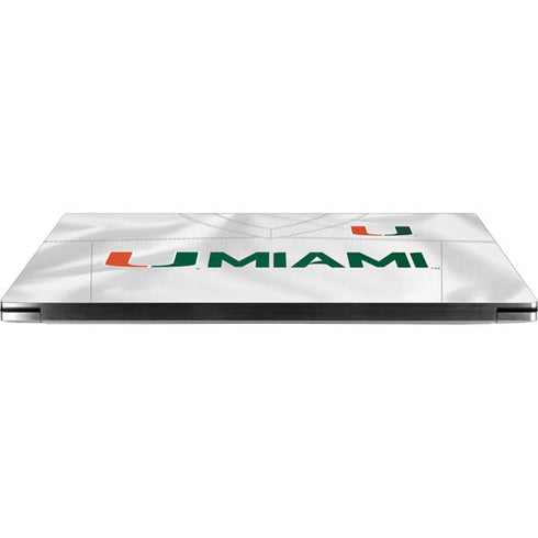 University of Miami White Jersey Dell XPS Skin
